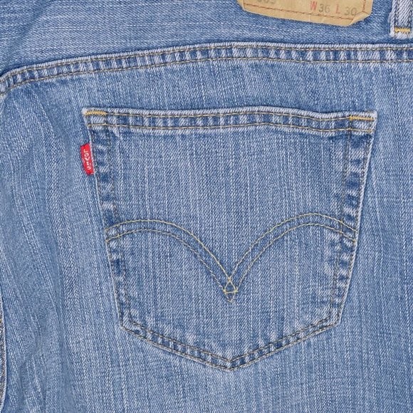 COPY - Levis 569 Jeans Mens 36x30 Blue Loose Fit Straight Leg Denim Pants Cowbo… - Picture 7 of 14
